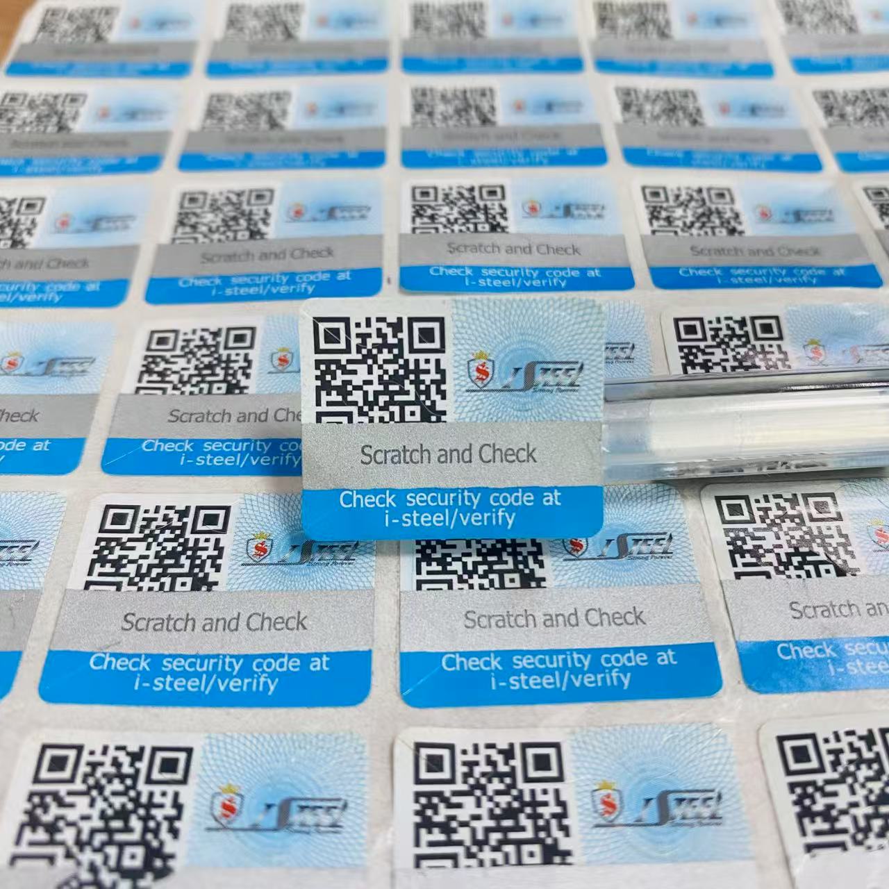 Sticker With Scratch layer